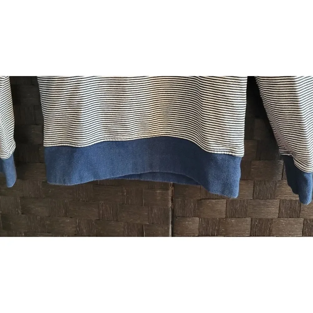 J. Crew Classic Striped Cewneck Sweatshirt size‎ men's XS